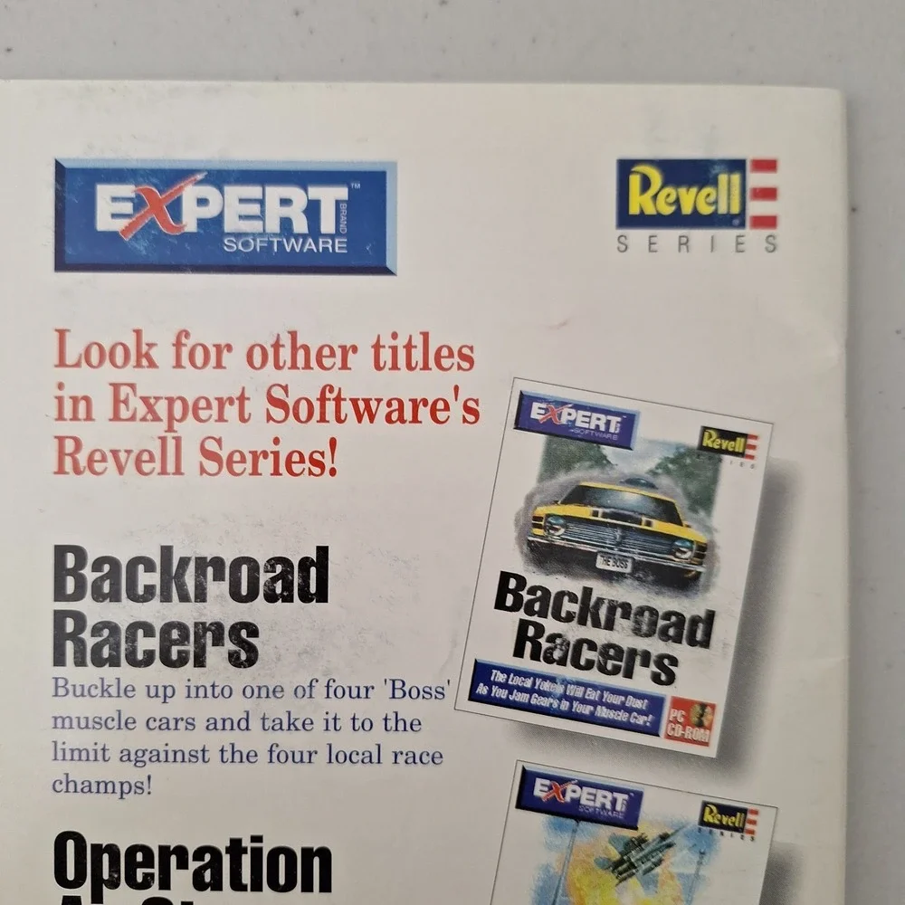 Operation AirStorm Revell Series Expert Software 1994 PC Game User's Guide